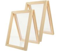 Holibanna 2pièces Cadre De Fabrication De Papier Bois Naturel Pour Garçon Fille Kit Diy Éducatif Artisanal Avec Cadres Sécurisés Fournitures Loisirs Créatifs Pour Apprentissage Et Loisirs