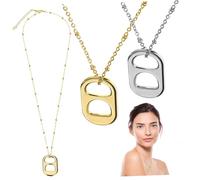 Holibanna 2pièces Collier Pendentif Femme Avec Décor Anneau De Canette Élégant Pour Look Fashionable Et Unique