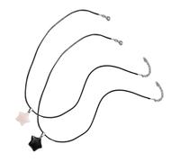 Holibanna 2pièces Collier Pendentif Naturelle Bijoux De Cou Collier Sautoir Jade De Noire