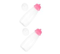 Holibanna 2pièces Dispositif De Nettoyage Pour Garçon Fille Plastique Assouplisseur Portable Pour Hygiène Infantile Outil De Lavage Des Fesses Rose