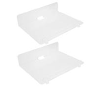 Holibanna 2pièces Étagères Murales Flottantes Transparentes Lot pour Pots De Fleurs Appareils Photo Et Rangement Maison Bureau Étagères Flottantes Transparentes pour Mur Petite