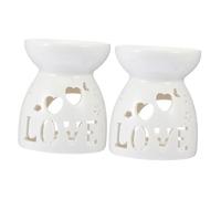 Holibanna 2pièces Lampe Aromathérapie Brûleur à Huile Décoratif pour Maison Et Bureau Diffuseur De Parfum