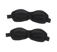 Holibanna 2Pièces Masque de Occultant Bandeaux Stéréo pour Hommes Femmes pour Réparateur Couleur Noire