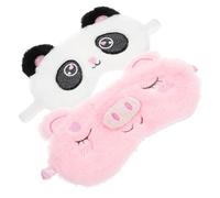 Holibanna 2pièces Masque Pour Yeux De Sommeil Pour Adultes Et Garçon Fille Cache-yeux Confortables Pour Dormir