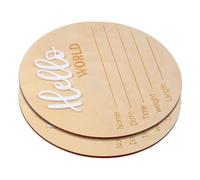 Holibanna 2pièces Panneau Annonce De Naissance Pour Panneau De Nom Pour Part De Nom Né Accessoire Photo Pour Hôpital