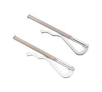 Holibanna 2pièces Pince à Billets Métallique Clips à Vérification Et Crédit Organisateur De Billets Pratique Inoxydable Résistant Et Compatible avec Chèques Et Cartes De Crédit