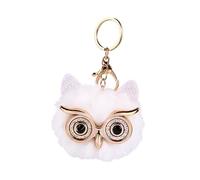 Holibanna 2pièces Porte-clés Peluche Hibou Décoratif Pour Clés Et Bagages Accessoire Pratique Et Éblouissant