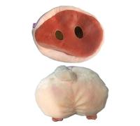 Holibanna 2pièces Porte-Monnaie Peluche Cartoon Cochon avec Fermeture Éclair à Monnaie pour Femmes Et Filles Design Nez De Cochon Et Derrière