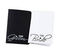 Holibanna 2pièces Porte-Passeport Couple Cuir PU Organisateur De Voyage Multi-Fonctionnel pour Billets Avion Et Passeports