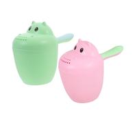 Holibanna 2pièces Rince-gobelet De Douche Pour Garçon Fille Carafe De Salle De Bain Seau De Rinçage Pour Garçon Fille Gobelet De Bain Pour Garçon Fille Gobelet De Shampoing Né Seau De