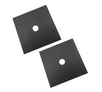 Holibanna 2Pièces Tapis De Protection Pour Poêle Chaleur Et Huile Protecteur De Cuisinière Avec Prédécoupé Pour Brûleur Facile à Nettoyer Et Ignifuge