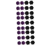 Holibanna 3 Ensembles Coiffe De Roses Pinces À Fleurs Pour Les Cheveux Anniversaire Bouquet Faire La Fête Tige Gypsophile Regroupement Guirlandes Rouges Chiffon 12 Pièces * 3