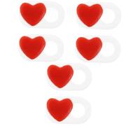 Holibanna 3 Ensembles Couvercle De Webcam Forme De Cœur Protecteur De Confidentialité pour Ordinateur Portable Et Tablette Glissant Et Ultra Fin Matériau Durable pour Prévenir 2 Pièces * 3