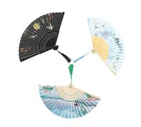 Holibanna 3 pièces Éventail Pliant Traditionnel Chinois de Éventails Élégants pour Décoration et Usage Manuel Parfait pour Mariages et Scènes