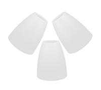 Holibanna 3 pièces Lot de Abats Jours Plastique Blancs pour Appliques Murales et Lampes de Plat Élégant Installation Facile Résistants et Polyvalents pour Décoration Intérieure