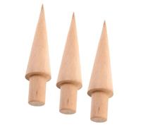 Holibanna 3 Pièces Moule à Cornet Bois pour Dessert Moule à Pâtisserie DIY Cône Forme de Cornet pour Crème Glacée et Roulé Œuf Outil de Cuisine Polyvalent