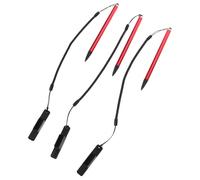 Holibanna 3 Pièces Stylet Écran Tactile avec Cordon à Ressort et Base Fixe Stylet Résistif pour Smartphones et Appareils Écriture Précis et pour Dessin et Prise de Notes