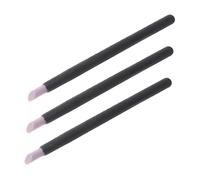 Holibanna 3 Pièces Tête de broyage de Quartz Fourchette de Peau Morte d'ongle Pousse-Ongles Outil de dissolvant de Vernis à Ongles de dissolvant pour Vernis à Ongles Plastique Black