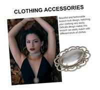 Holibanna 30 pièces Broches Base Rétro Alliage Bronze DIY Plateau Sertissage pour Cabochon avec Verre Kit Créatif