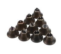 Holibanna 30 Pièces Clochettes Métal Vintage pour Décoration Suspendue Carillons DIY pour Portes Animaux et Noël Ornements Sonores Polyvalents Métal Solide