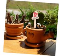 Holibanna 30 Pièces étiquette de marqueur de plante panneaux de jardinière accessoires horticoles marqueurs de semis étiquette extérieure vintage Bois