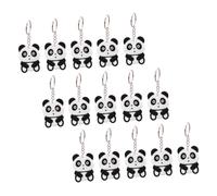 Holibanna 30 pièces Porte-clés Panda Cartoon pour Souvenirs de Rencontres Sportives Pendentifs Animaux Créatifs Trousseau Clé Pratique pour