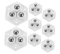 Holibanna 32 Pièces Roulettes Pivotantes Autocollantes Silencieuses Petits pour Meubles Réfrigérateurs Lave-linge et Armoires Installation sans Perçage Résistance à Usure Déplacement Facile