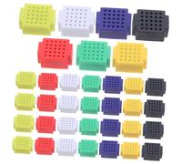 Holibanna 35 Pièces Mini Breadboard PCB Blank Circuit Board Kit Solderless for DIY Electronic Projects Educational Use and Adults