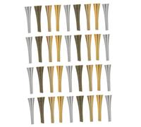 Holibanna 36 pièces Embouts Cône pour Bracelets et Colliers Capuchons de Perles Métalliques Durables Séparateurs de Perles DIY pour Création Bijoux Élégants