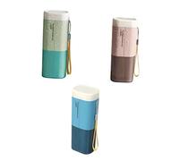 Holibanna 3pièces Gobelet De Voyage pour Brosse à Dents Étui De Rangement Portable pour Dentifrice Boîte De Voyage Pratique
