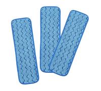 Holibanna 3pièces Lot Lingettes Microfibres Réutilisables pour Balai Plat Chiffons Lavables Et Absorbants pour Sols Durs Accessoire Serpillère à Séchage Rapide Et Nettoyage