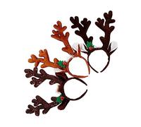 Holibanna 3pièces Serre-tête Noël Adulte Lot Bandeaux Cerf Décoratifs Pour Fête Hiver Cosplay Christmas Party