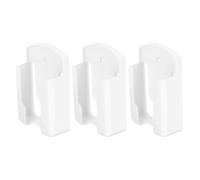 Holibanna 3pièces Support Mural Adhésif pour Télécommande et Téléphone Rangement Organisé sans Perçage pour Salon Bureau et Chambre Boîte de Rangement pour Remote Media et Accessoires