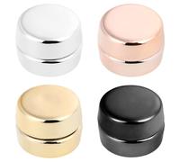 Holibanna 4 paires Boutons Magnétiques Ronds pour Hijab Clips sans Épingle pour Foulard et Cardigan Accessoires Colorés pour Femme Maintien Sécurisé et Élégant
