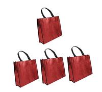 Holibanna 4 Pièces Cadeau Reutilisable de Courses à Main Cadeau Pochettes Cadeaux