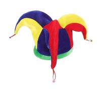 Holibanna 4 Pièces Chapeau De Noël Bonnet Mardi Gras Chapeaux Vintage Pour Hommes Déguisements D'halloween Déguisement Romain Ornement De Chapeau De Clown Chapeau Fou Garçon Enfant Masque