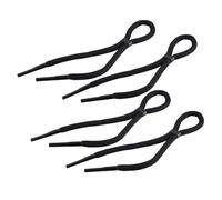 Holibanna 4 pièces Cordon Lunettes Plongée Antidérapant Nylon Noir Sangle pour Femmes et Hommes Maintien Sécurisé pour Sports Nautiques et Plongée