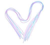 Holibanna 4 pièces Lacets plats colorés pour baskets lacets casual résistants et multifonctions accessoires pratiques pour chaussures