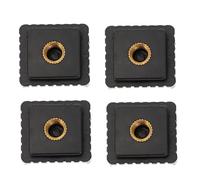 Holibanna 4 pièces Support Hot Shoe avec Trou Fileté Pouce Fixation Rapide pour Flash et Accessoires Caméra Compatible Montures Standard pour Microphone et Éclairage