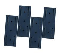 Holibanna 4 Pièces Support Prises Adhésif Mural sans Perçage Fixateur Multipurpose pour Multiprises Routeurs et Télécommandes Organisé pour Maison et Bureau Capacité et Installation Facile
