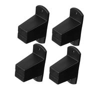 Holibanna 4 Pièces Tamps De Support De Protection des Sacs Remplacements De Pied en Plastique Pieds Accessoires en Plastique Crajout D'accessoires Black