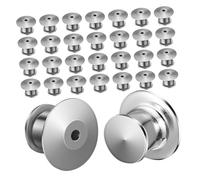 Holibanna 40 Pièces Lot Attaches Pins Métal à Ressort Fermoirs Verrouillage pour Broches et Badges Fixation Sécurisée Remplacements Compacts pour Artisanat DIY