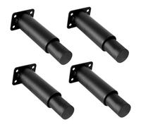 Holibanna 4Pièces Adjustable Metal Furniture Legs Sturdy Support for Sofas and Cabinets Height Adjustable from to