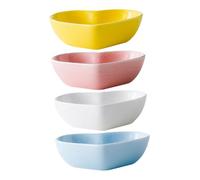 Holibanna 4Pièces Assiettes Assaisonnement Céramique Petits Plats pour Sauces Condiments pour Cuisine Barbecues Pique