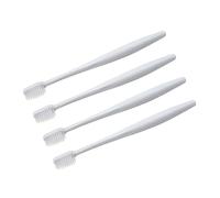 Holibanna 4pièces Brosse à Dents Plastique Douce Pour Adultes De Protection Des Gencives Poils Fins Anti-saignement Couleurs Aléatoires