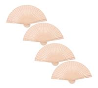 Holibanna 4pièces Lot de Éventails Pliants Bois Creux pour Décoratifs Et Robustes