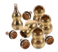Holibanna 5 Pièces Pendentifs Gourde Cuivre Breloques Miniatures Suspendues pour DIY Porte-clés Ornements Légers et Durables pour Artisanat et Décoration Intérieure