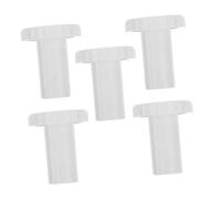 Holibanna 5 Pièces Plastic Drain Stoppers For Refrigerator Leakproof Round Screw Caps Cooler Drain Plugs Replacement For Freezer