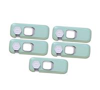 Holibanna 5 Pièces Verrous De Sécurité Pour Garçon Fille Verrous Pour Garçon Fille Loquets De Sécurité Auto-adhésifs Pour Réfrigérateur Et Meubles