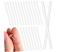Holibanna 50 pièces Oreilles Allergiques Silicone de Manchons pour Boucles Oreilles Sensibles Confortables et Transparents Parfaits pour Usage
